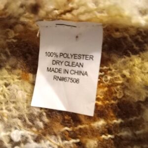 NEUTRAL SHAWL W FRINGE